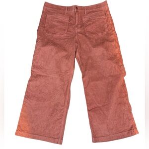 American Eagle Low-Rise Baggy Wide Leg Cordoroy pants size 14 short